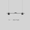 Modern LED Minimalist Long Strip Pendant Light for Restaurants
