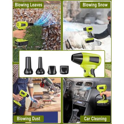 Cordless Leaf Blower Battery Powered Leaf Blower Electric Blowers for Lawn Care Patio Snow Dust