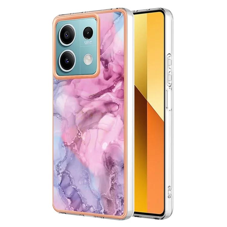 

YB IMD Series-16 Style-E для Xiaomi Redmi Note 13 5G чехол с гальваническим покрытием Edge TPU Slim-Fit задняя крышка