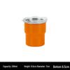 Taza de Viaje Simple para Barbacoa al Aire Libre, Camping - Taza de Café de Acero Inoxidable 304