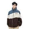 Li-Ning Contrast Color Letter Logo Embroidered Sherpa-Lined Jacket Unisex Jacket Multicolor AFDSD23-4