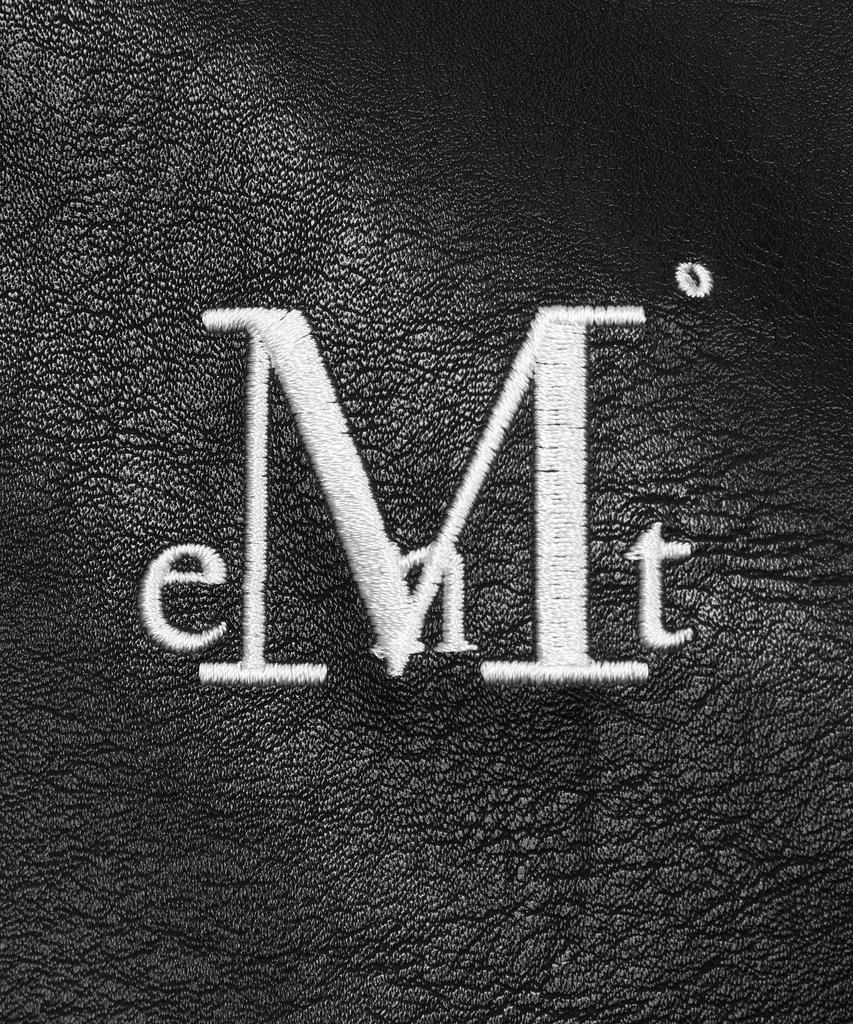 MUCENT Rude Leather High-Neck Blouson Leather Jacket Unisex