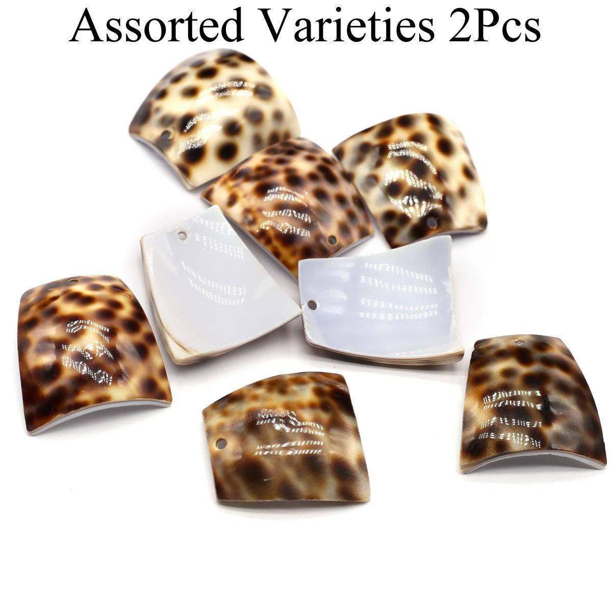 

Підвіска з черепашками на Хеллоуїн, богемні чоловічі та жіночі підвіски для DIY намиста, брелока, аксесуарів, розкрийте творчість у виготовленні ювелірних виробів 35×31 мм 2Pcs/35×31mm