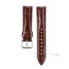 Leather Calfskin Strap 16mm 18mm 20mm 22mm Slub Pattern Watchband for Women Men Sport Watchband 12 14 19 21 24mm Universal Belt