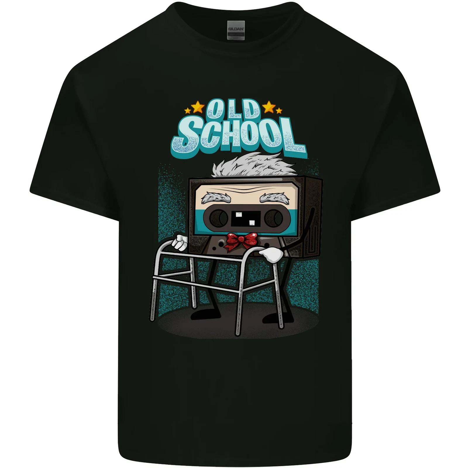 Old School 80s Music Cassette Retro 90s Kids T-Shirt Childrens L
