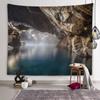 Beach Scenery Tapestry Sunset Evening Glow Scenery Wall Art Decoration Dormitory Room Aesthetics Bedroom Home Decoration
