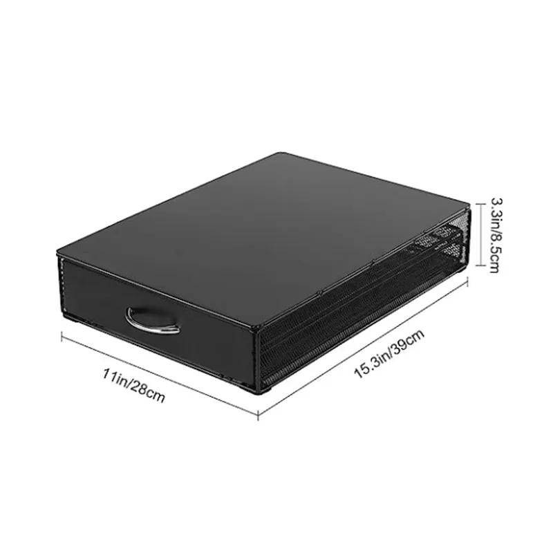 40 Tassen Kaffeekapsel-Schubladenhalter Kaffeepad-Aufbewahrungsregal Edelstahl Kaffeemaschinen-Basisständer-Organisation