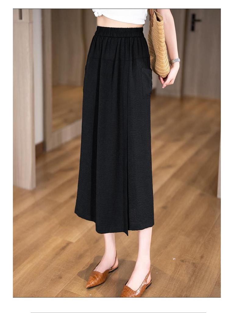 Women's 2025 Slimming High-Waist Wide-Leg Summer Culottes