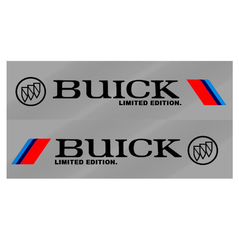 2pcs Car 3D Stickers Auto Side Body Sports Sticker Decals Car Accessories For Buick Encore Regal Lacrosse Enclave Avenir Cascada GL8 Envision Anthem