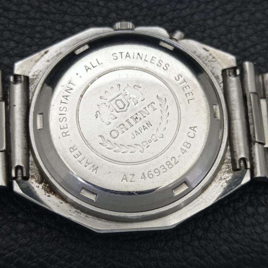 GENUINE VINTAGE ORIENT AUTOMATIC 46941 JAPAN MENS ORIGINAL DIAL WATCH A700733-5 R204-a700733