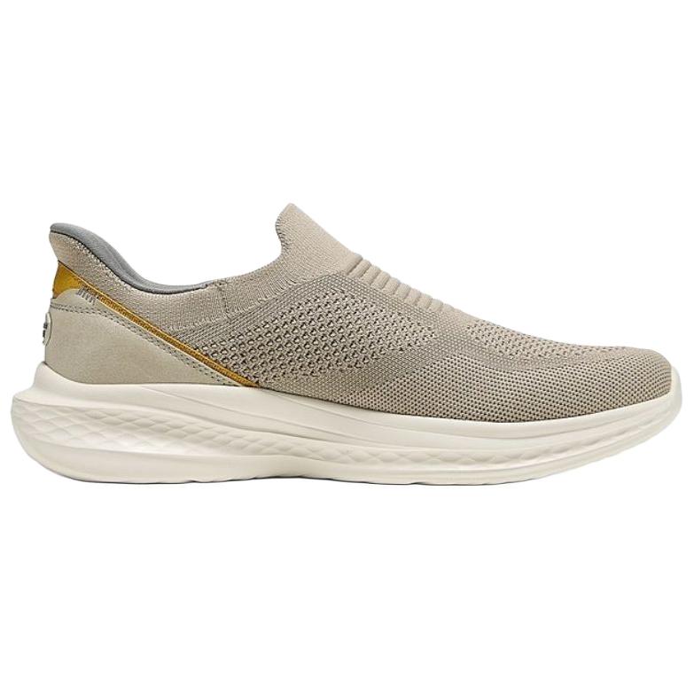 Skechers Slade Comfortable Versatile Breathable Supportive Rebound Walking Shoes Men Sneaker Gray Brown 211375-TPE