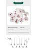 Festive Window Curtain Lights & Ornaments - Luminous Wishing Balls for Christmas Scenes