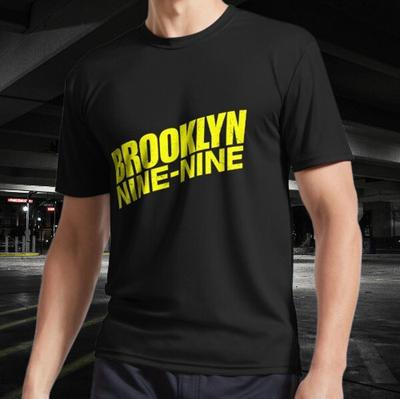 Brooklyn Nine Nine Logo Active T-Shirt Funny Size S To 5XL