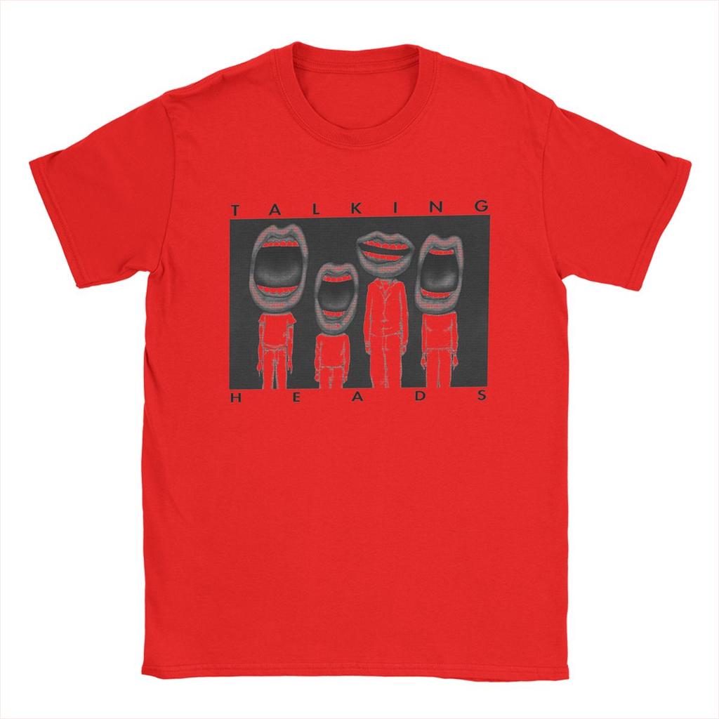Talking Heads T Shirt for Men Cotton Funny T-Shirts Round Neck Tee Shirt Short Sleeve Clothes 4XL 5XL