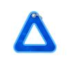 Reflective Safety Keychain Lightweight Backpack Pendant Triangle Safety Tag  Cycling Accessories
