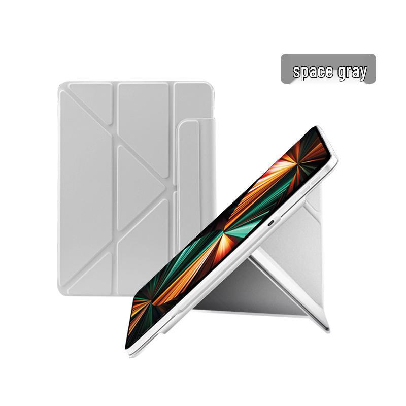 iPad 2024 Pro 11-inch Air 4/5 Magnetic Protective Case with Vertical/Horizontal Stand and Adjustable Pen Slot