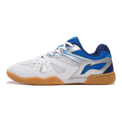 Tênis de Treino Confortáveis Absorventes de Choque Antiderrapantes Resistentes ao Desgaste Cano Baixo Mulher sneaker Branco Azul APTP006-1