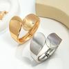 Glossy bracelet personalized wide version open metal bracelet special-shaped geometric jewelry wholesale