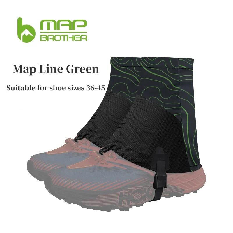 

Map Brother Outdoor Unisex High Running Trail Gaiters Protective Sandproof Shoe Covers For Triathlon Marathon Hiking Reflective
