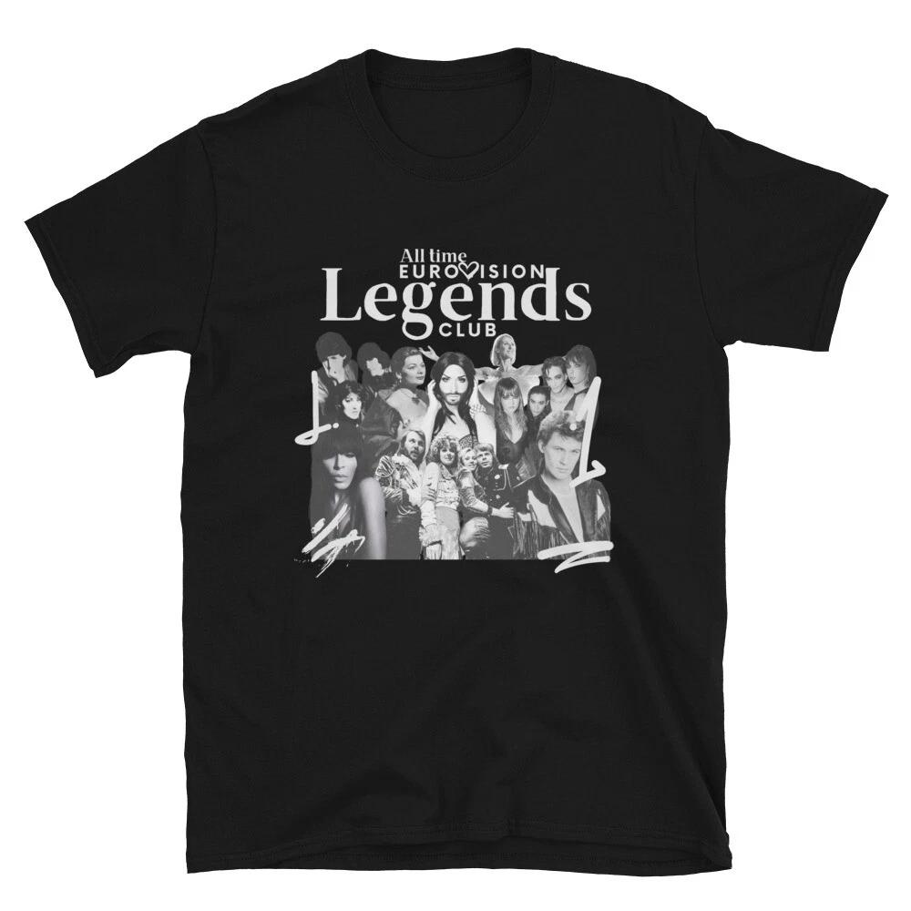 Eurovision legends Unisex T-Shirt Eurovision Song Contest Tee 4XL