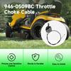 946-05098C Throttle Choke Cable Compatible With Cub Cad-Et XT1 LT50 LT46 GT50 GT54 XT2 LX46 LX50 Craftsman MTD Riding Lawn Mower, 746-05098C Control