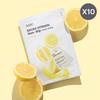 Ahc Micro Vitamin Adhesive Mask Sheet 33ml 10 Sheets