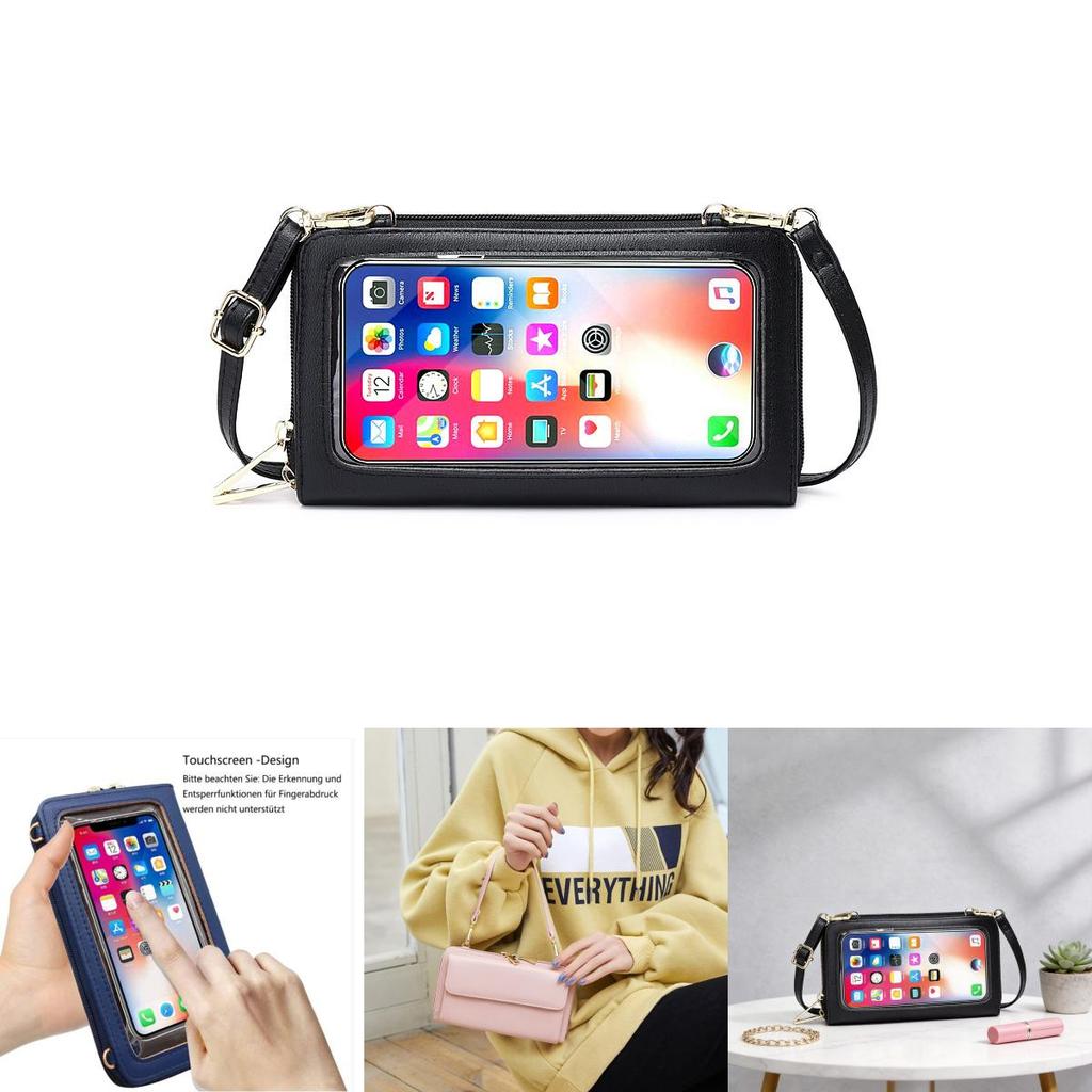 Rfid Wallet Phone Purse With Zipper Closure For Womens Daytoday Carry