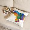 Venezuela Pride Print Cushion Cover Fabric Soft Furnishing,Pillowcase, Cushion Cover, Sofa Pillow, Home Decoration