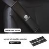 BIG1 For Volkswagen VW 2pcs Car Seat Belt Shoulder Protector Litchi Grain Fatigue Relief Pad Polo Jetta Sagitar Magotan Passat B5 B6