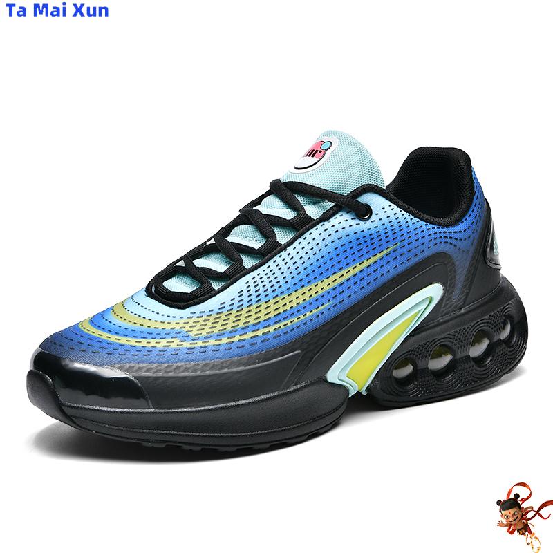 Men Women PU Air Cushion Cushioning Running Shoes Rear Heel TPU Wrapped Marathon Athletic Mens Trainers Unisex Shoes Sneakers