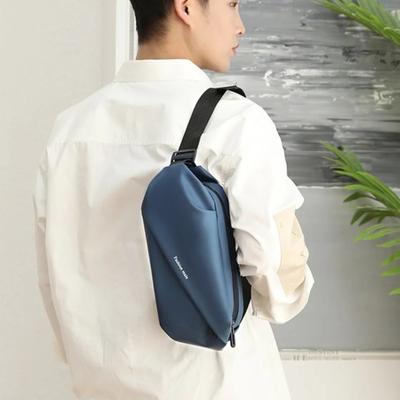 Borsa a Spalla da Uomo Semplice ed Elegante Borse per il Tempo Libero Borse a Spalla Estetiche Marsupio in Nylon Monocolore Design Piccolo
