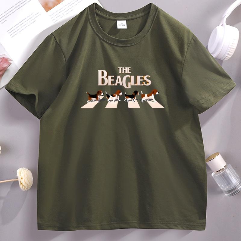 The Beagles T Shirt Beagle Mom TShirt Dog Lover Beagle Tee Funny Dog Mama Papa Tee Casual Cotton Shortsleeve Oneck Tees