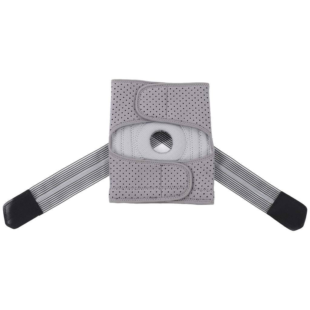 Knee Support Brace with Patella Silica Gel Pads Adjustable Compression Knee Sleeve Strap for Cycling Basketball Running