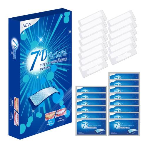 Whitening Sheets, Toothpaste Tapes for Bright White Teeth in 21 Days (21-Day Supply, 42 Sheets)