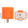 1pcs 2-Pin Orange LED Flasher ,Relay Universal Adjustable of Turn Signals Blinker Indicator Relays for Motorbike Motorcycle Accessories