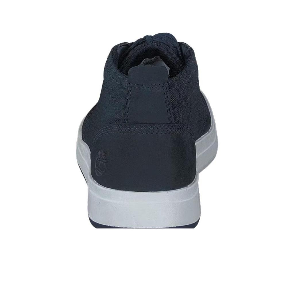 Timberland Full Grain Leather Waterproof Durable Shock Absorbing Lightweight Comfortable Ankle Outdoor Shoes Men Shoes Dark-Blue A1OI5001