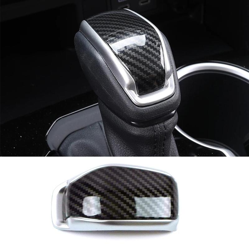 For Toyota RAV4      ABS Chrome Car Gear Shift Head Knob Frame Cover Trims Sticker Car Styling Accessories