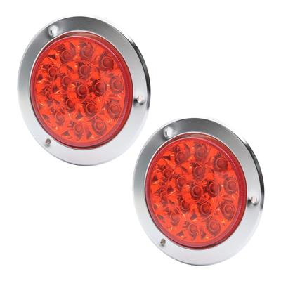 Aoling Truck Tail Lamp, LED, 24 V, Pink, Round, Brake Light, Suitable for Small