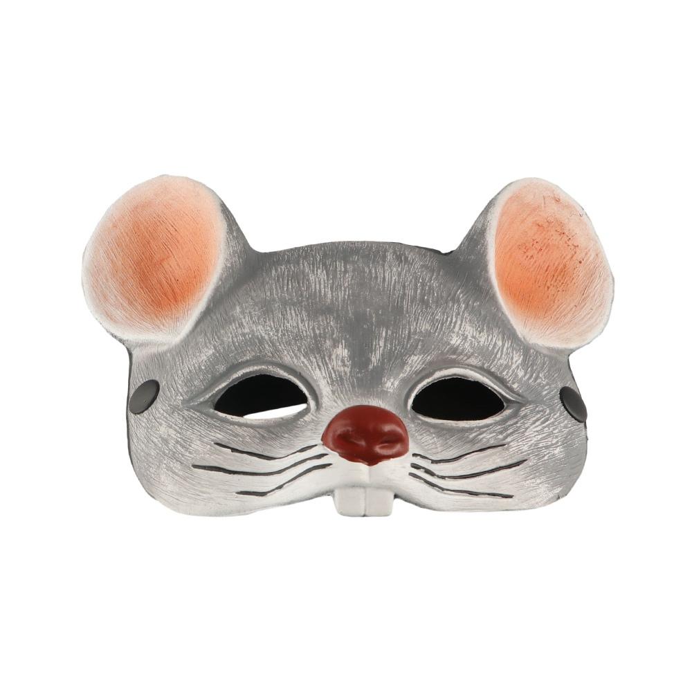 Accesorio de Cosplay para Atrezzo Máscaras de Ratón Máscara de Media Cara Máscaras de Halloween Máscara de Animal 3D Cubierta Facial de Ratón