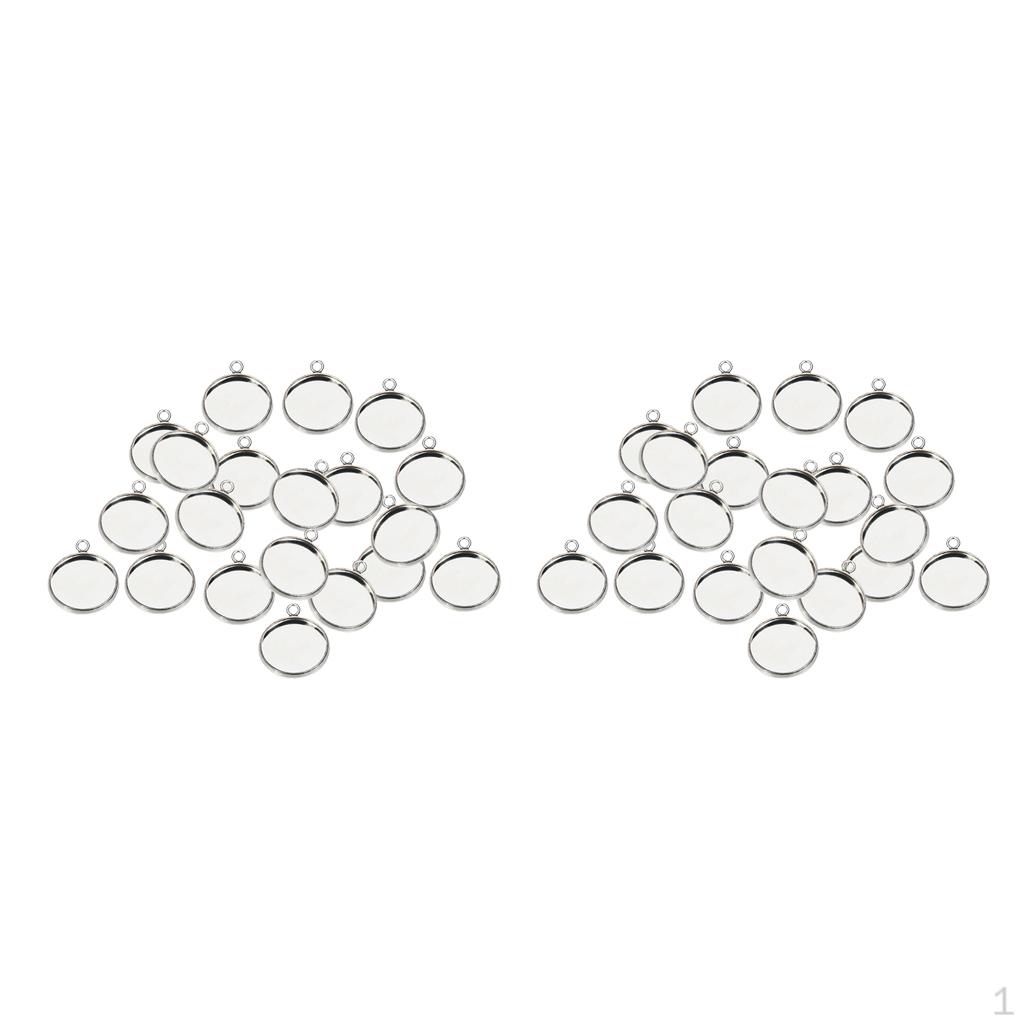 

40 шт., 12 мм, серебряный круглый кулон, пустой кабошон