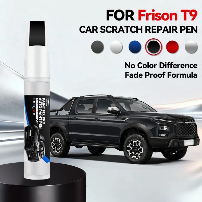 

Для JAC Frison T9 1990-2026 Ремонтный маркер для краски Подкрашивание Удаление царапин Сделай сам Автоаксессуары Черный Белый Серебристый Синий Красный
