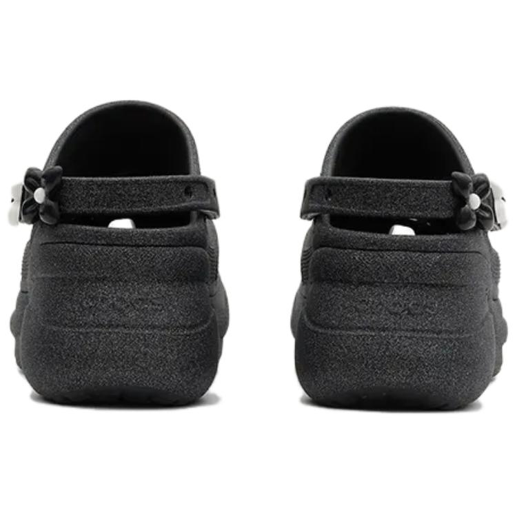 SMFK X Crocs Little Whale Comfortable & Versatile Hole Shoes Women's Black