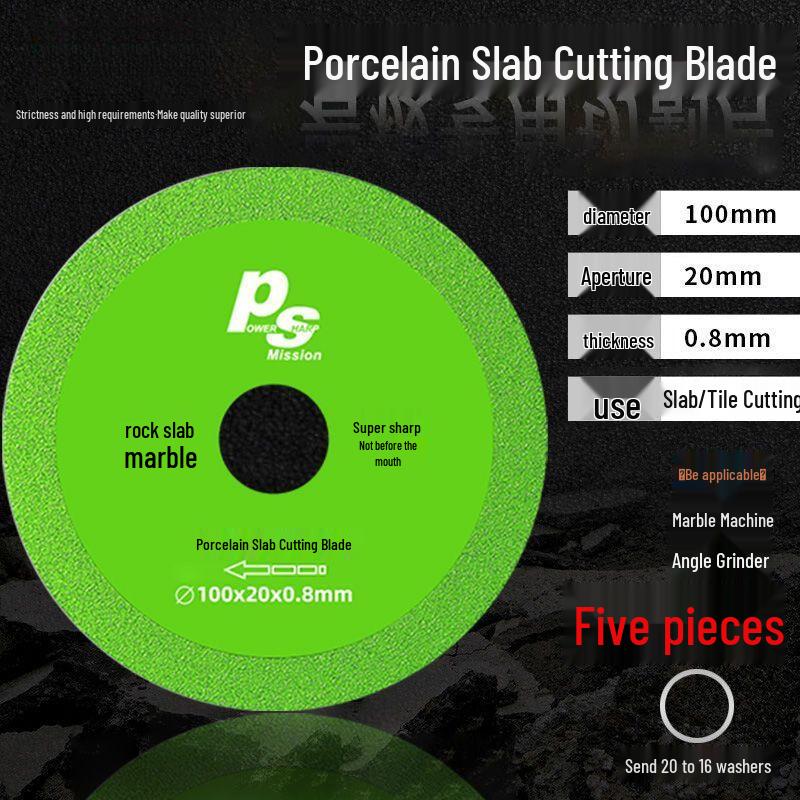 45° Chamfering Tile & Marble Cutting Blade - Precision No-Chip Rock Slab Disc