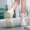 Rubber Boots for Women Fashion Elastic Rain Shoes New Low Rain Boots Chelsea Waterproof Non Slip Thick Soled Rain Boots Woman