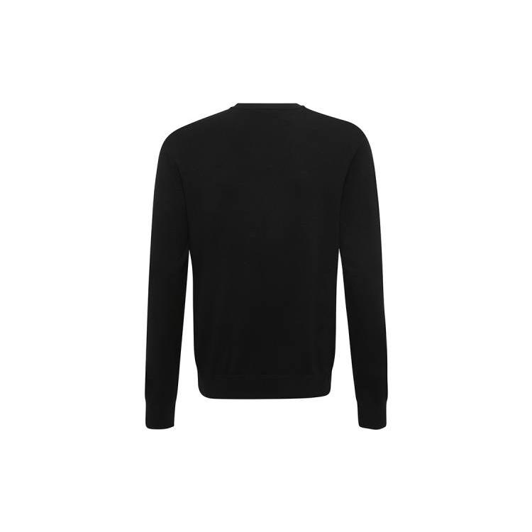 Emporio Armani Fitted Knitwear Men's Black 8N1MA-11MPQ-Z999