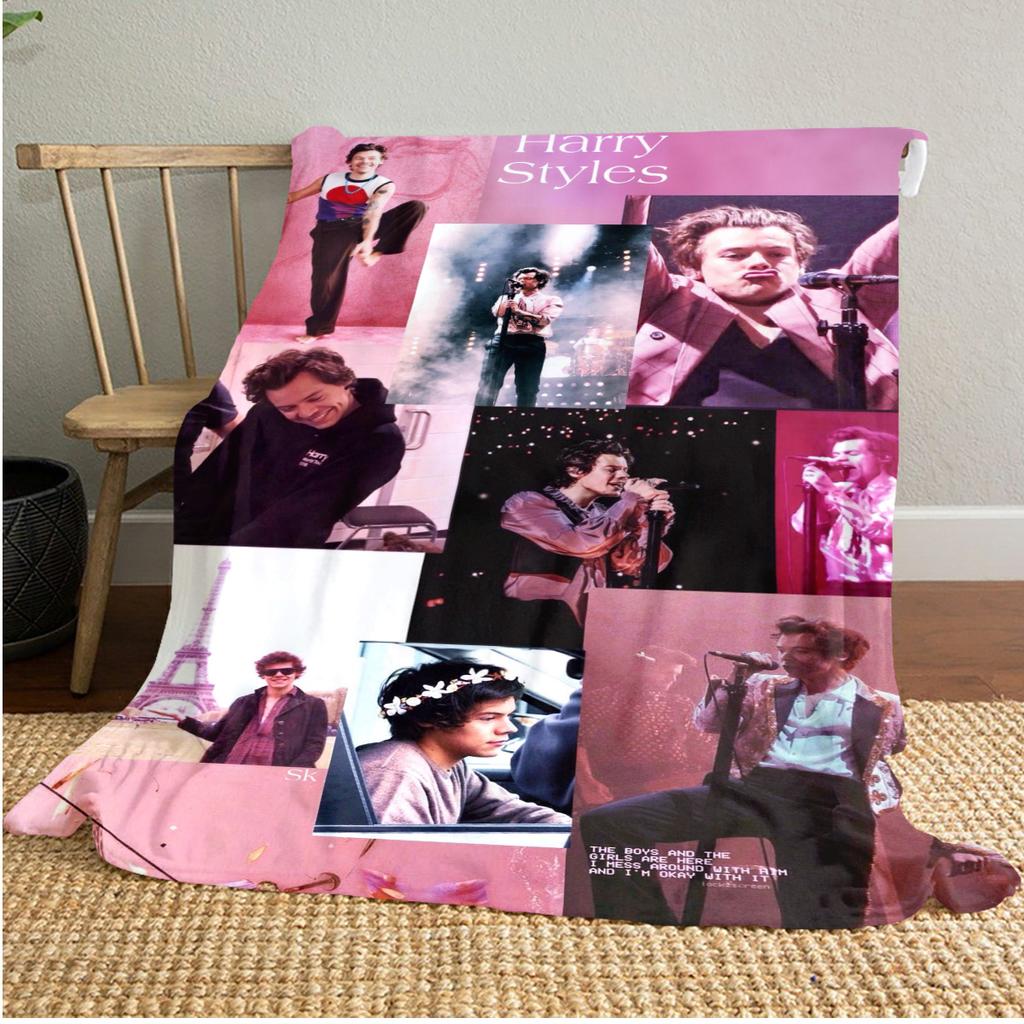 Harry Styles Starry Night Blanket Soft Comfortable All Seasons Perfect Gift Couch Office Nap Ideal Outdoor Trips
