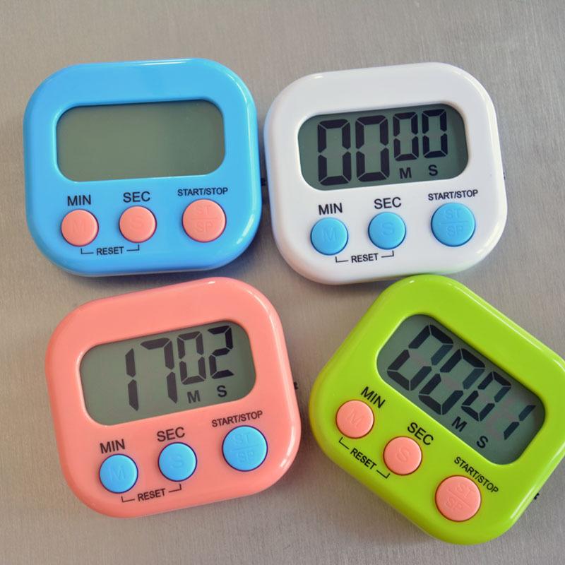 1PC Timer Digitale LCD Cucina Multifunzionale Magnetico Cottura Grande Schermo Timer Elettronico Conto alla Rovescia Accessori Cucina Casa
