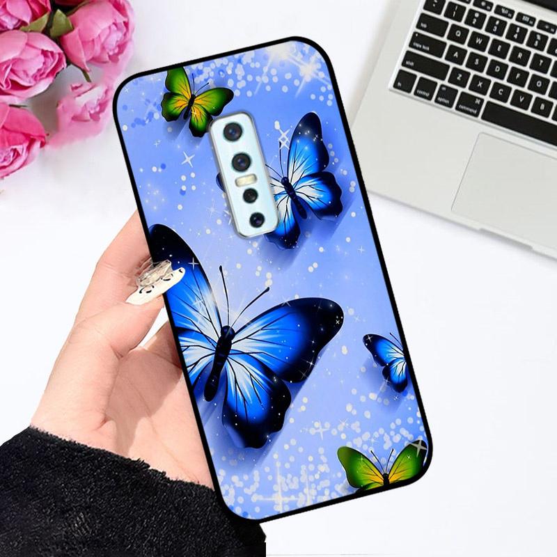 Cases For vivo V17 Pro Cute Astronaut Fashion Shockproof Soft Bumper For Vivo V17 Pro V17Pro 1909 1910 Coque V 17 Pro Capa