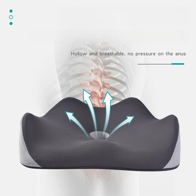 Non Slip Memory Foam Seat Cushion for Office Chair Home Computer Desk Comfortable Long Sitting