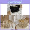 Canvas Tote Bag With Stitching For College Students Street Style Fashion